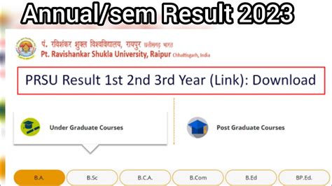 prsu result 2023.